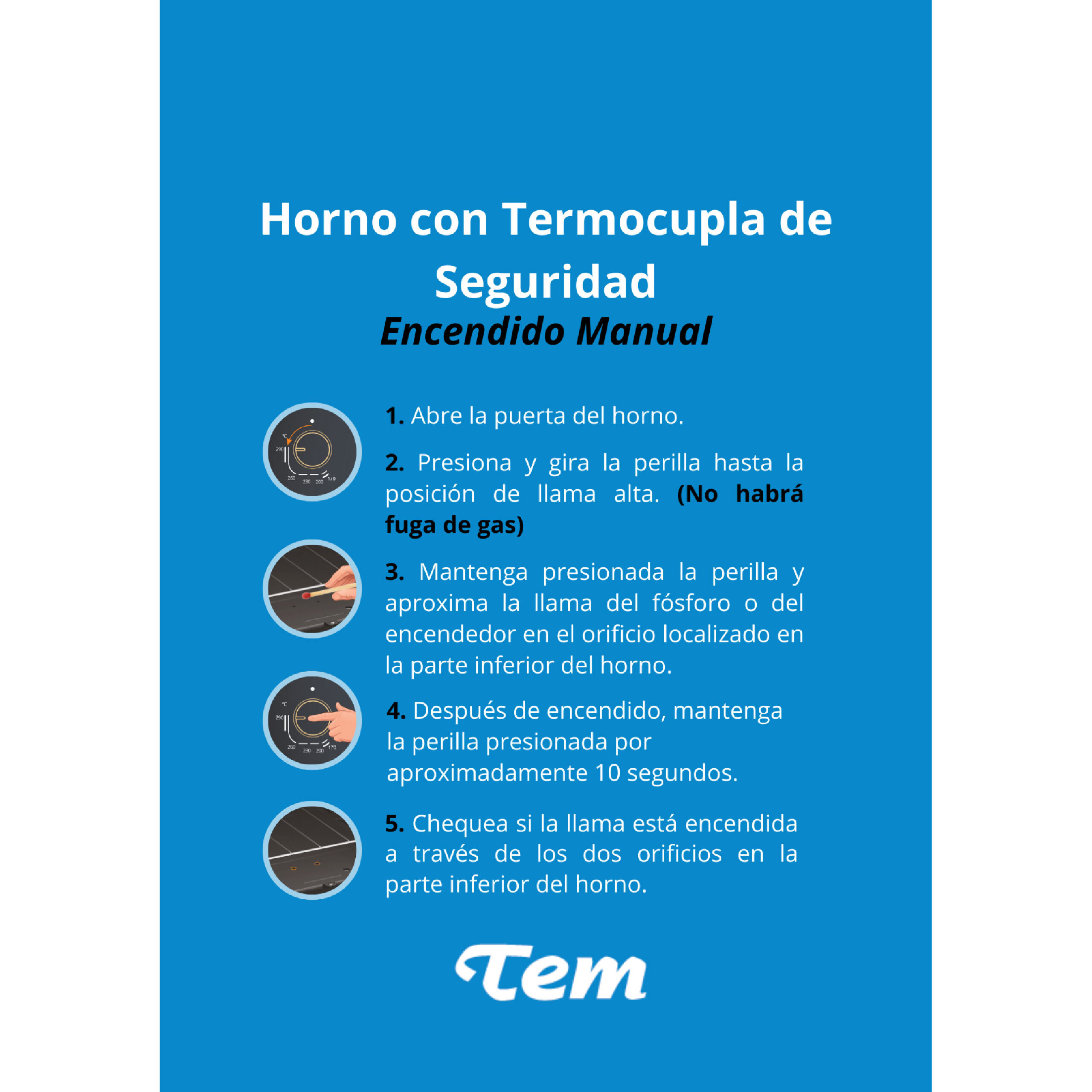 Cocina TEM Mastercook 4H - Imagen 3